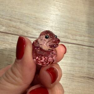 Brand New*Swarovski Pink Crystal Baby Duck